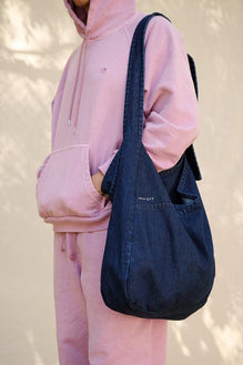Oversized Denim Tote - Not So Ape