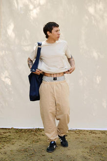 Oversized Denim Tote - Not So Ape