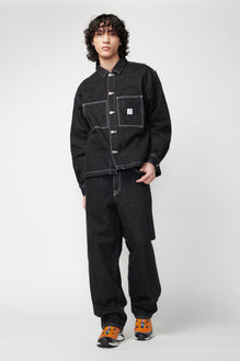 Wide Leg Denim Pants - Not So Ape