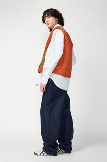 Wide Leg Denim Pants - Not So Ape