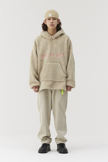 Not So Ape Sherpa Hoodie Beige
