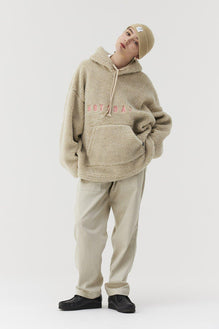 Not So Ape Sherpa Hoodie Beige