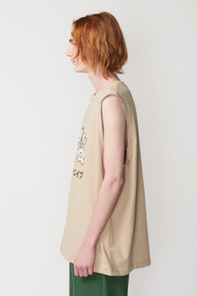 Flower Sleeveless T-Shirt - Not So Ape