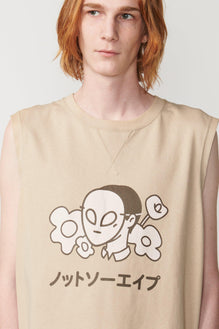 Flower Sleeveless T-Shirt - Not So Ape