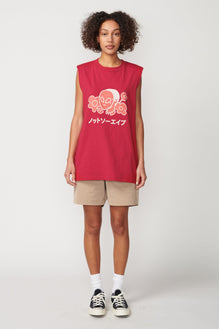 Flower Sleeveless T-Shirt - Not So Ape