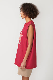 Flower Sleeveless T-Shirt - Not So Ape