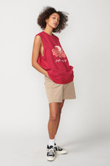 Flower Sleeveless T-Shirt - Not So Ape