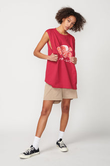 Flower Sleeveless T-Shirt - Not So Ape